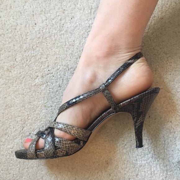 Bandolino 3” Snakeskin heels ⭐️ - Picture 1 of 8